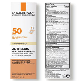 Comparaison des teintes de La Roche-Posay Crème Solaire