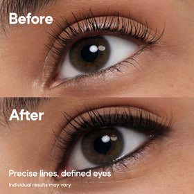 Comparaison des teintes du crayon eyeliner Almay