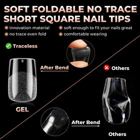 Comparaison des tips d'ongles UNA GELLA avec d'autres