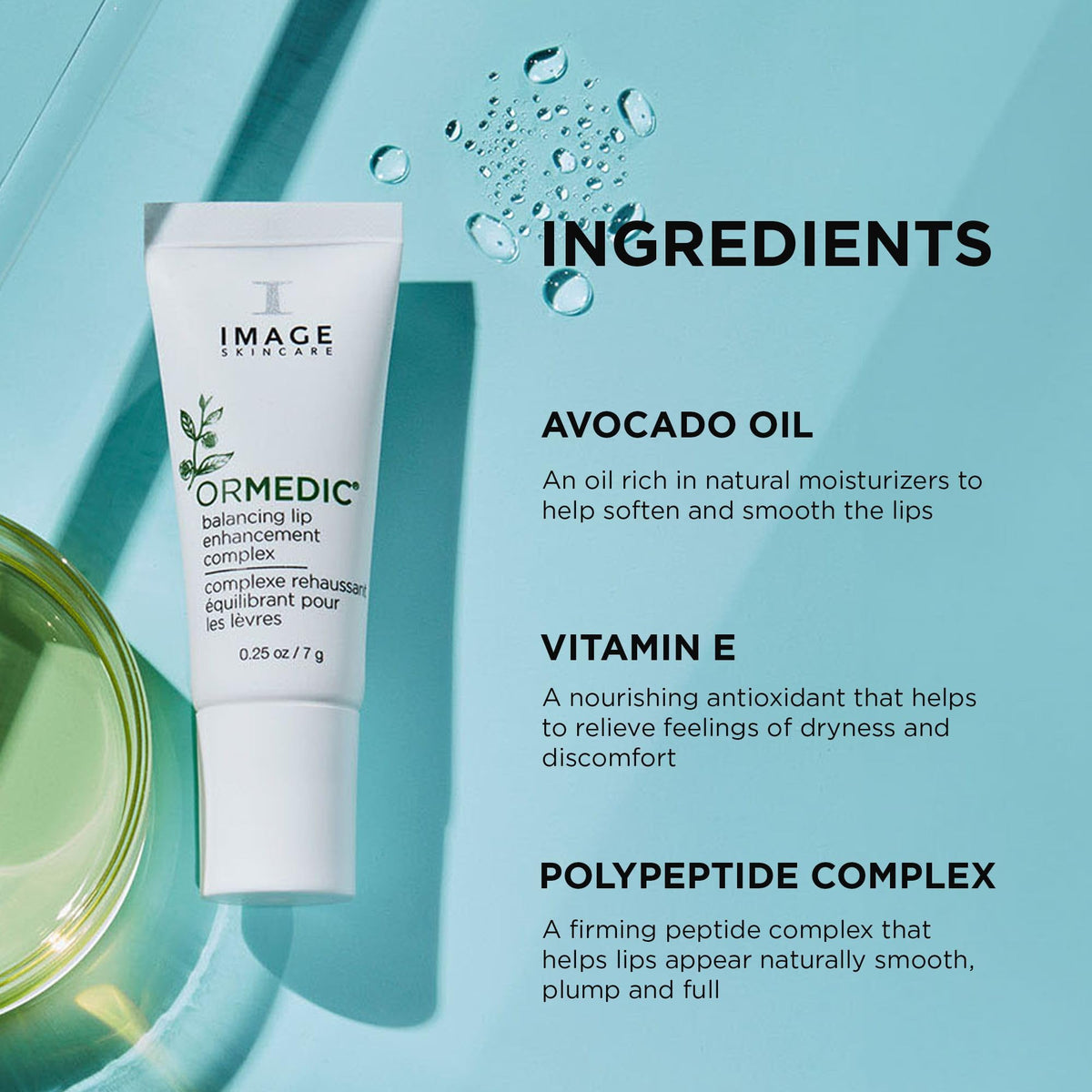 Comparaison du Complexe Hydratant Lèvres ORMEDIC d'IMAGE Skincare avec d'autres baumes