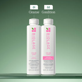 Comparaison entre cheveux avant et après utilisation du shampooing Biolage