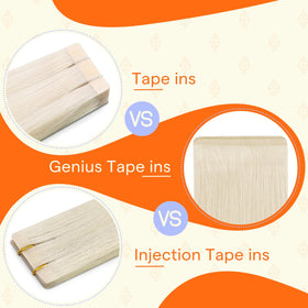 Comparaison entre cheveux naturels et extensions Full Shine