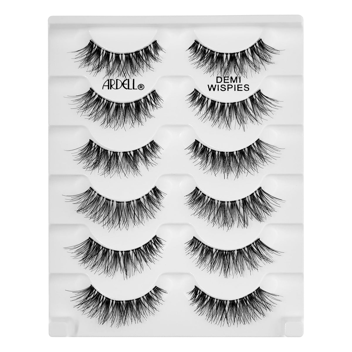 Comparaison entre cils Ardell Demi Wispies et cils naturels