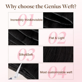 Comparaison entre les Genius Wefts et des wefts traditionnels
