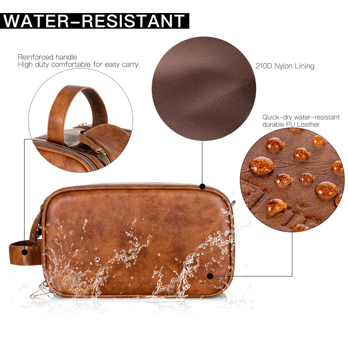 Compartiment extérieur de la trousse de toilette Elviros