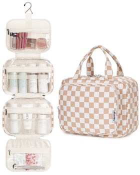 Compartiments intérieurs de la trousse de toilette Narwey