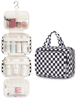 Compartiments intérieurs de la trousse de toilette Narwey