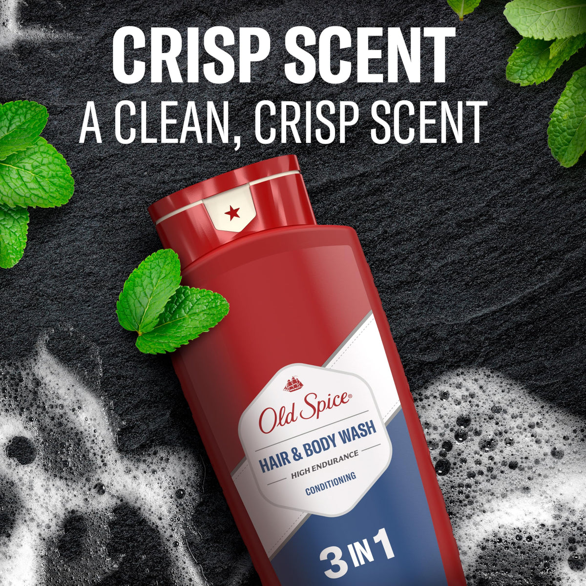 Composition de l'Old Spice Gel Douche et Shampooing 2-en-1