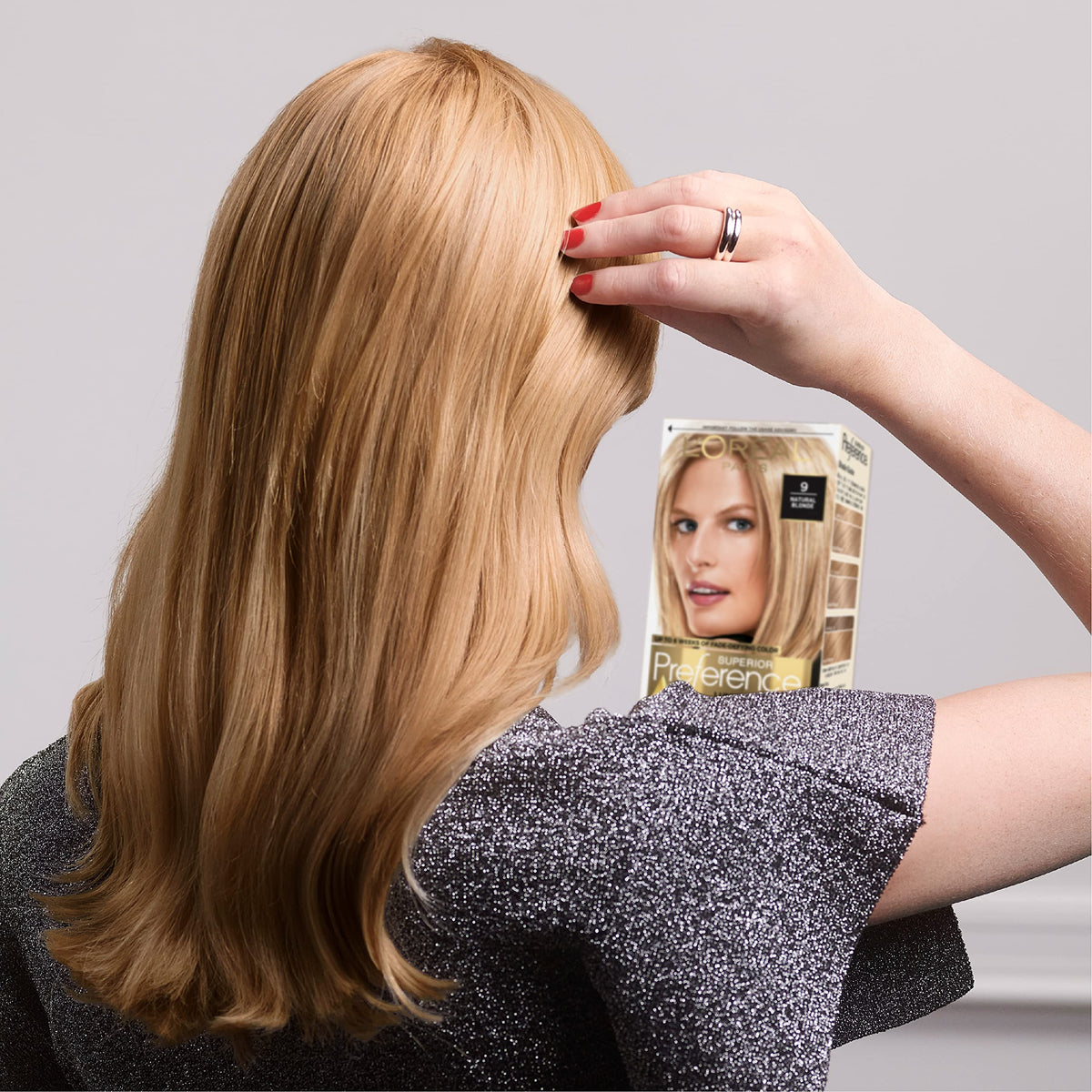 Composition du kit L'Oreal Paris pour teinture cheveux