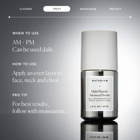 Composition du sérum Multi-Peptides Naturium sur échantillon