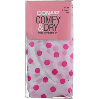Conair Bonnet de Douche XL imprimé vue de face avec motifs tendance