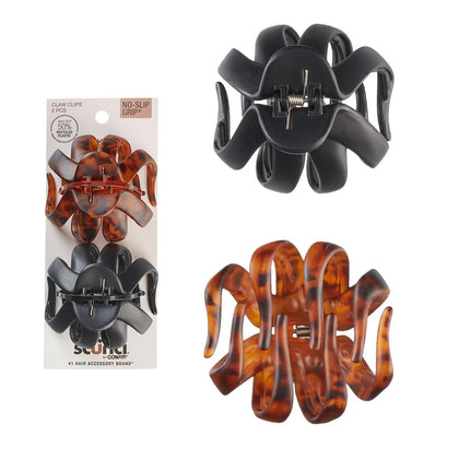 Conair Clips à Cheveux Octopus Tortoise Brown & Black vue de face