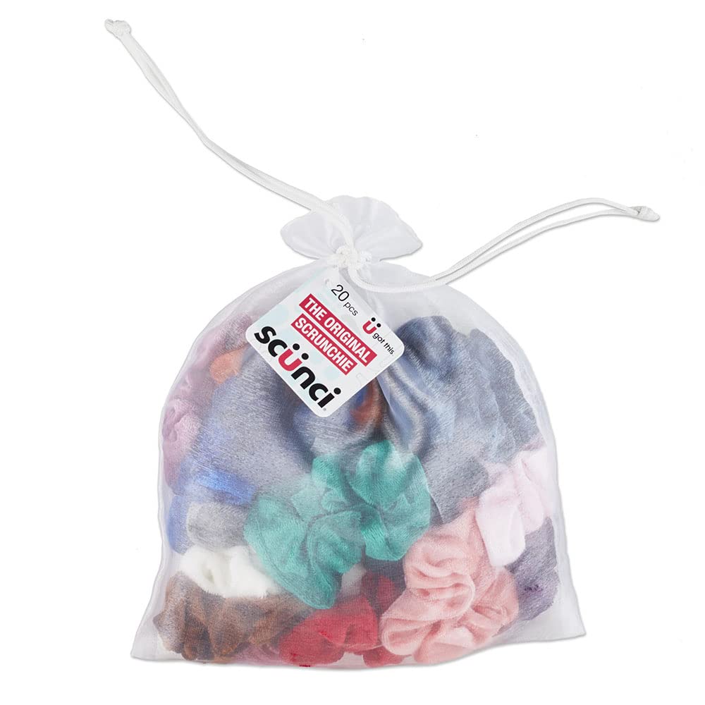 Conair scrunchies en velours assortis vue de face