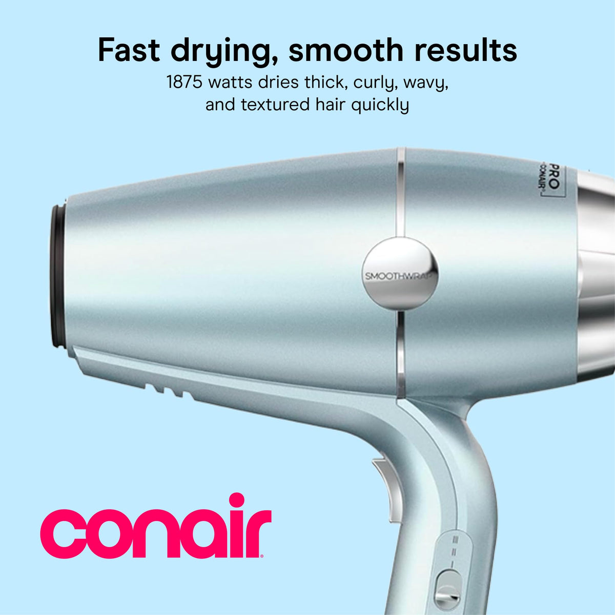 Conair Sèche-Cheveux SmoothWrap 1875W concentrateur attaché