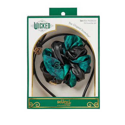 Conair set d'accessoires cheveux WICKED avec scrunchie en cuir synthétique