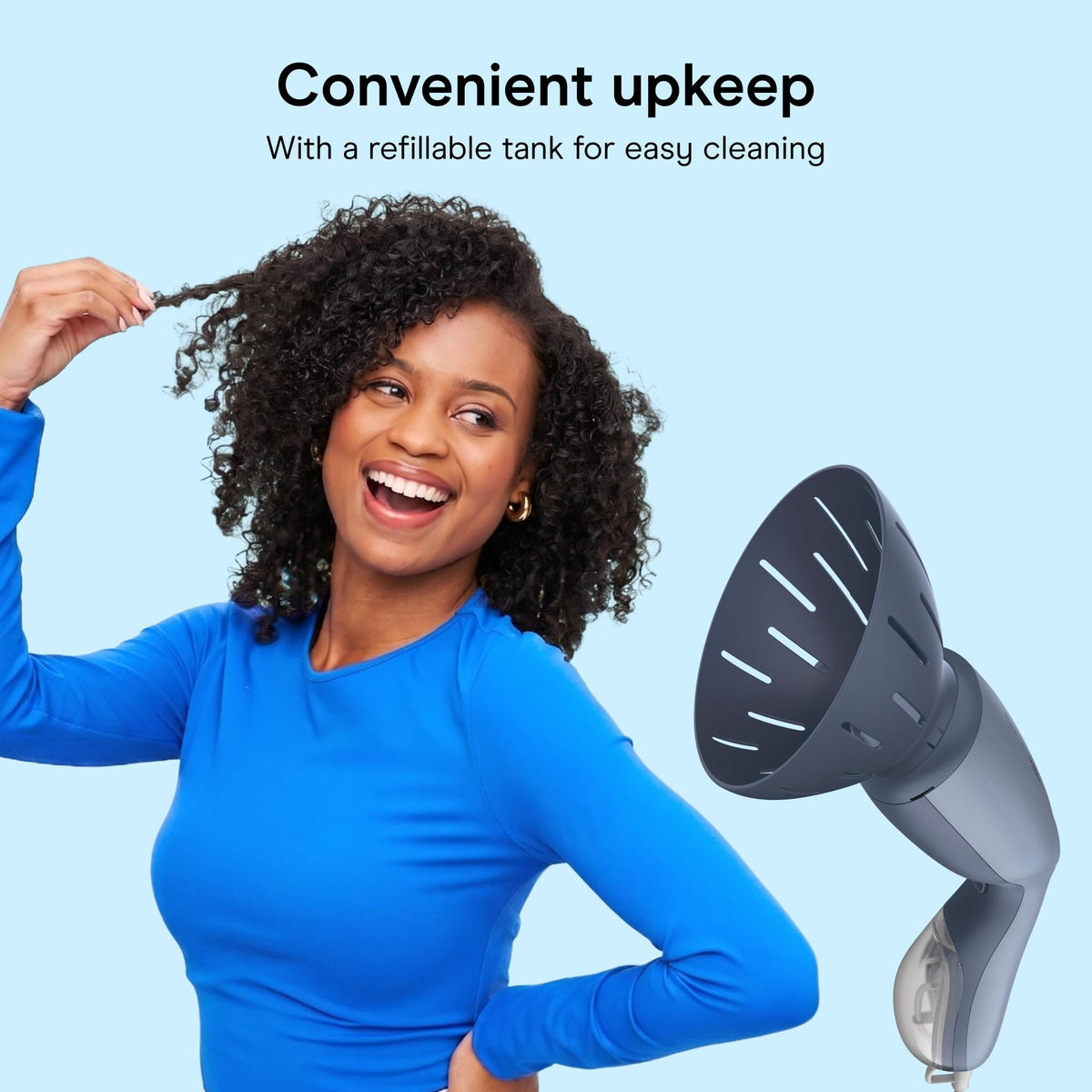 Conair Steamer à Cheveux diffuseur en gros plan