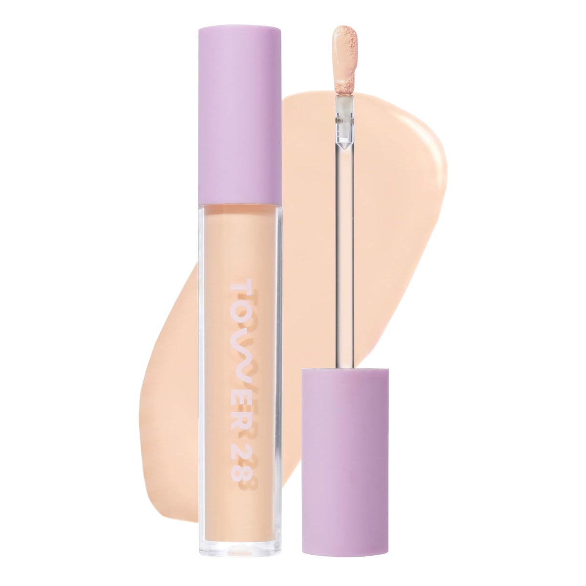 Concealer hydratant Tower 28 5.0 Light/Neutral, vue de face
