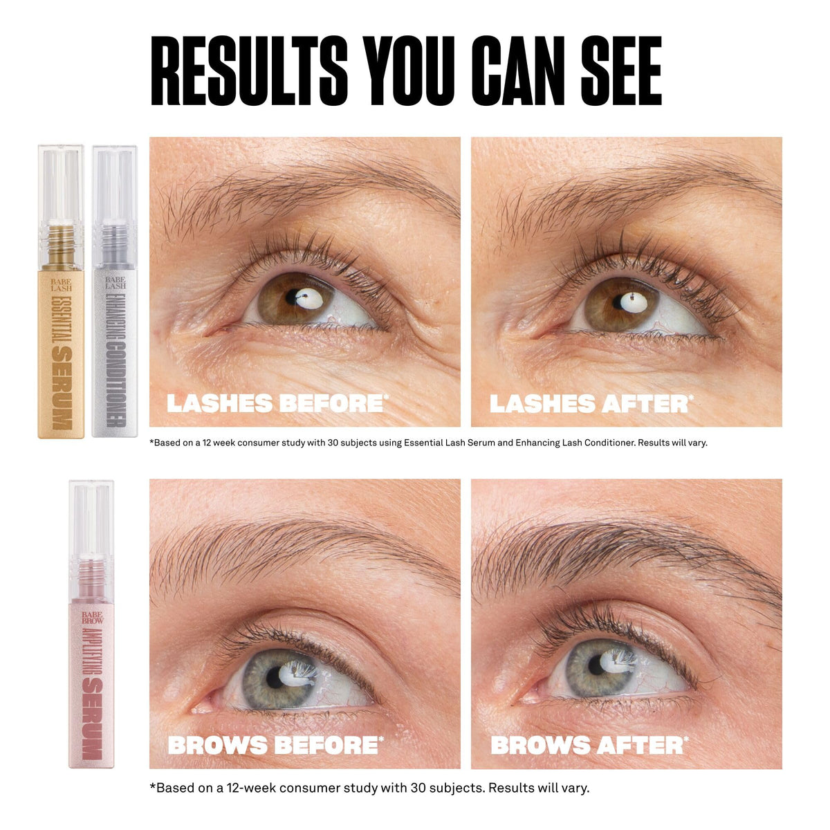 Conditionneur pour cils de BABE ORIGINAL, flacon avec pipette
