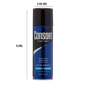 Consort Laque Extra Forte 11 oz en utilisation
