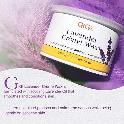 Contenant de Crème Cire Lavande GIGI prêt à l'utilisation