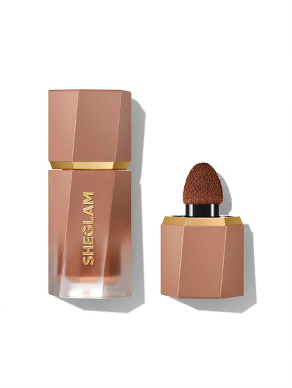 Conteneur du contour liquide SHEGLAM couleur sepia terreux vue de face