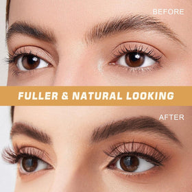 Contenu du kit de couleur cils et sourcils WEILNELL avec pinceau