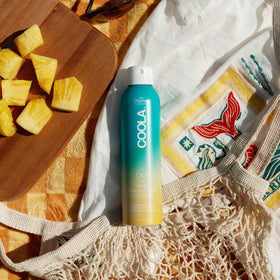 COOLA Spray Solaire Bio SPF 30, détails de la bouteille