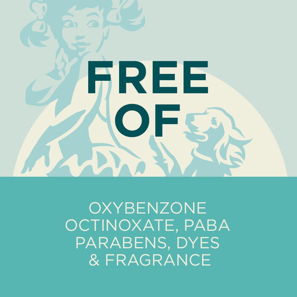Coppertone spray solaire enfants SPF 50, arrière du flacon