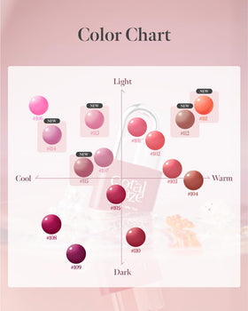 CORALHAZE Glow Lock Jelly Tint 106 Chewy, mise en scène artistique