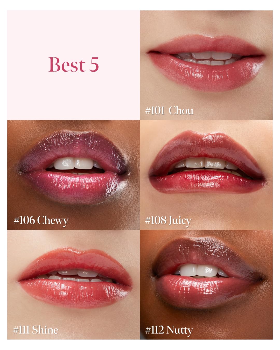 CORALHAZE Glow Lock Jelly Tint 106 Chewy sur une table, accessoires de beauté