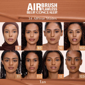 Correcteur Charlotte Tilbury AIRbrush Flawless Blur appliqué sur la peau