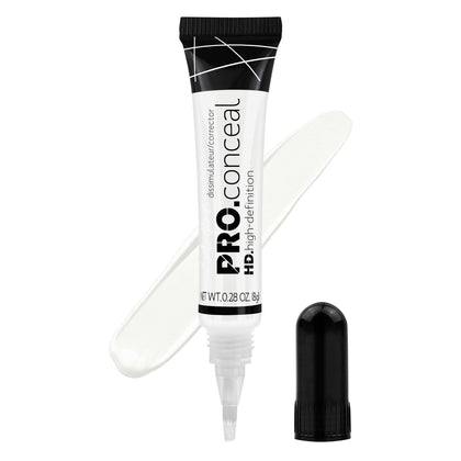 Correcteur L.A. Girl HD Pro Conceal Plat Blanc 9g vue de face