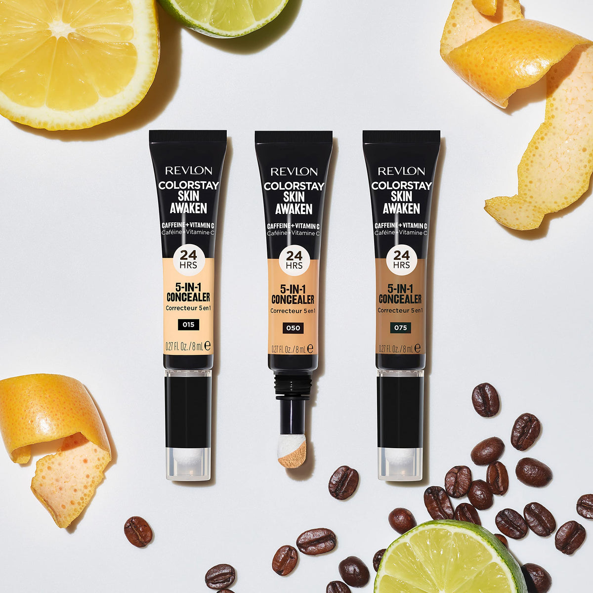 Correcteur REVLON ColorStay Skin Awaken 070 Nutmeg en usage