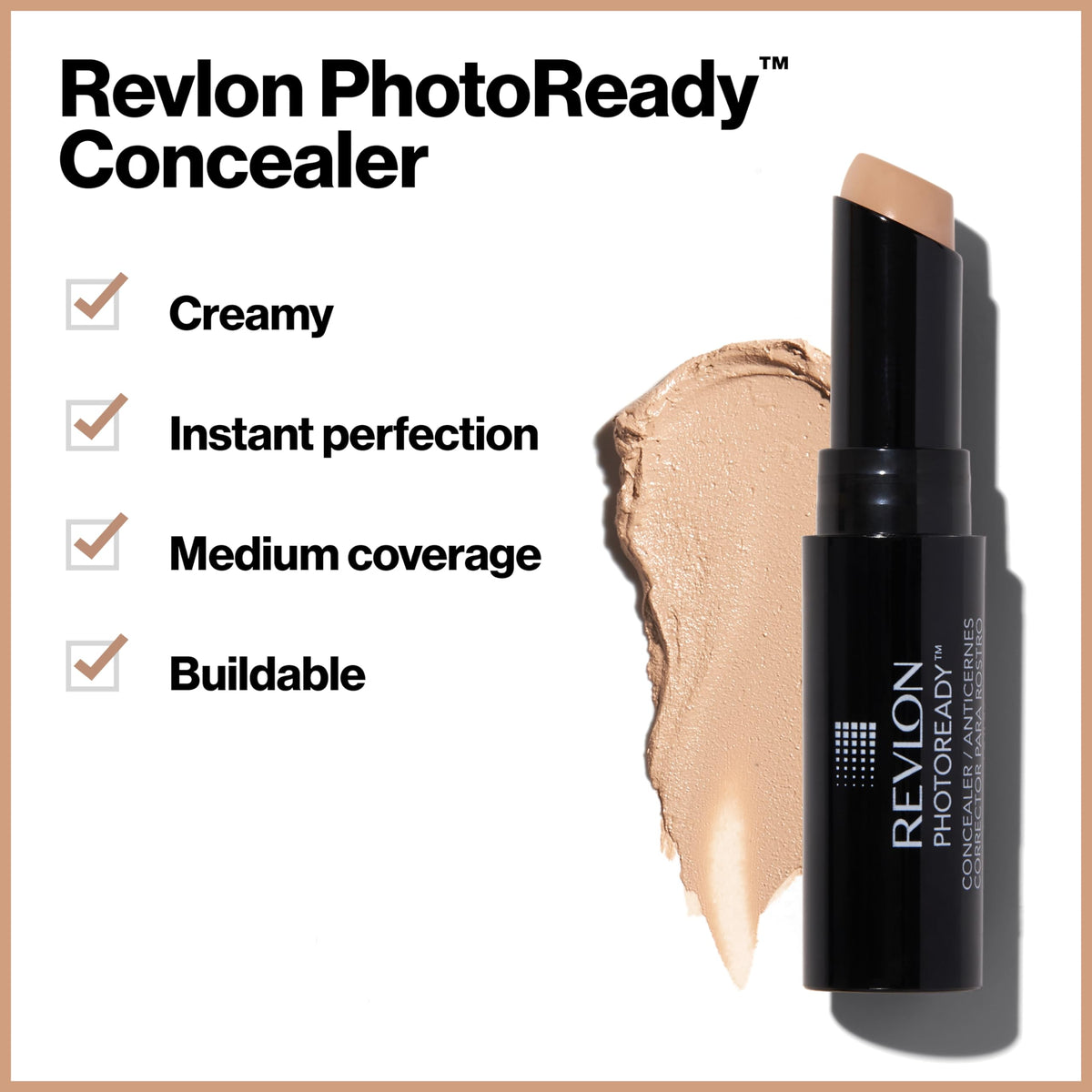 Correcteur REVLON PhotoReady avec pointe angulaire pour application précise