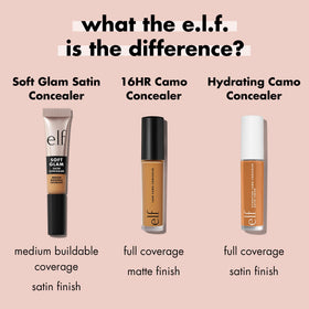 Correcteur Satiné e.l.f. sur fond neutre