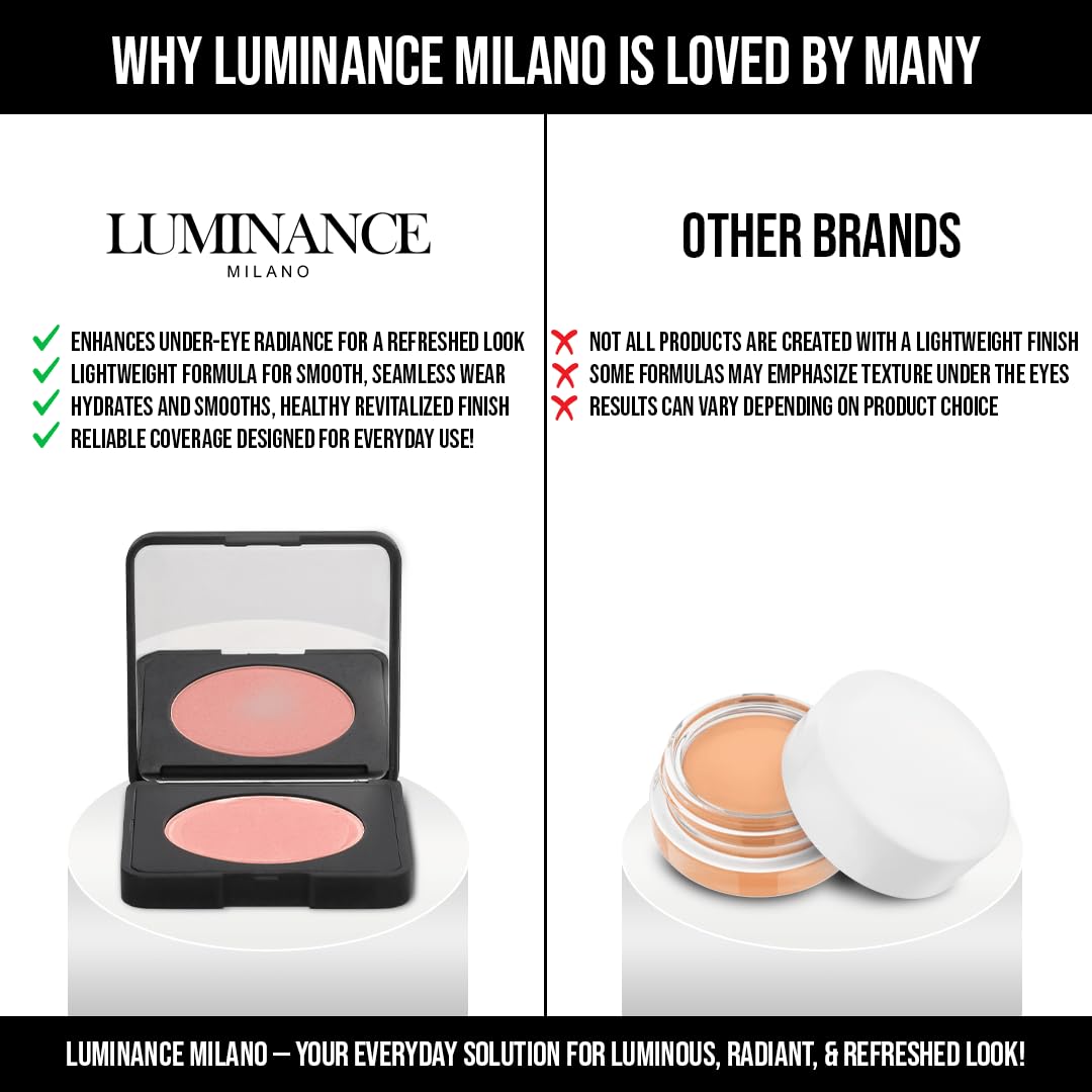 Correcteur sous les yeux Luminance Milano sur une main
