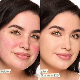 correcteur Tarte Shape Tape 22B beige clair échantillon sur peau