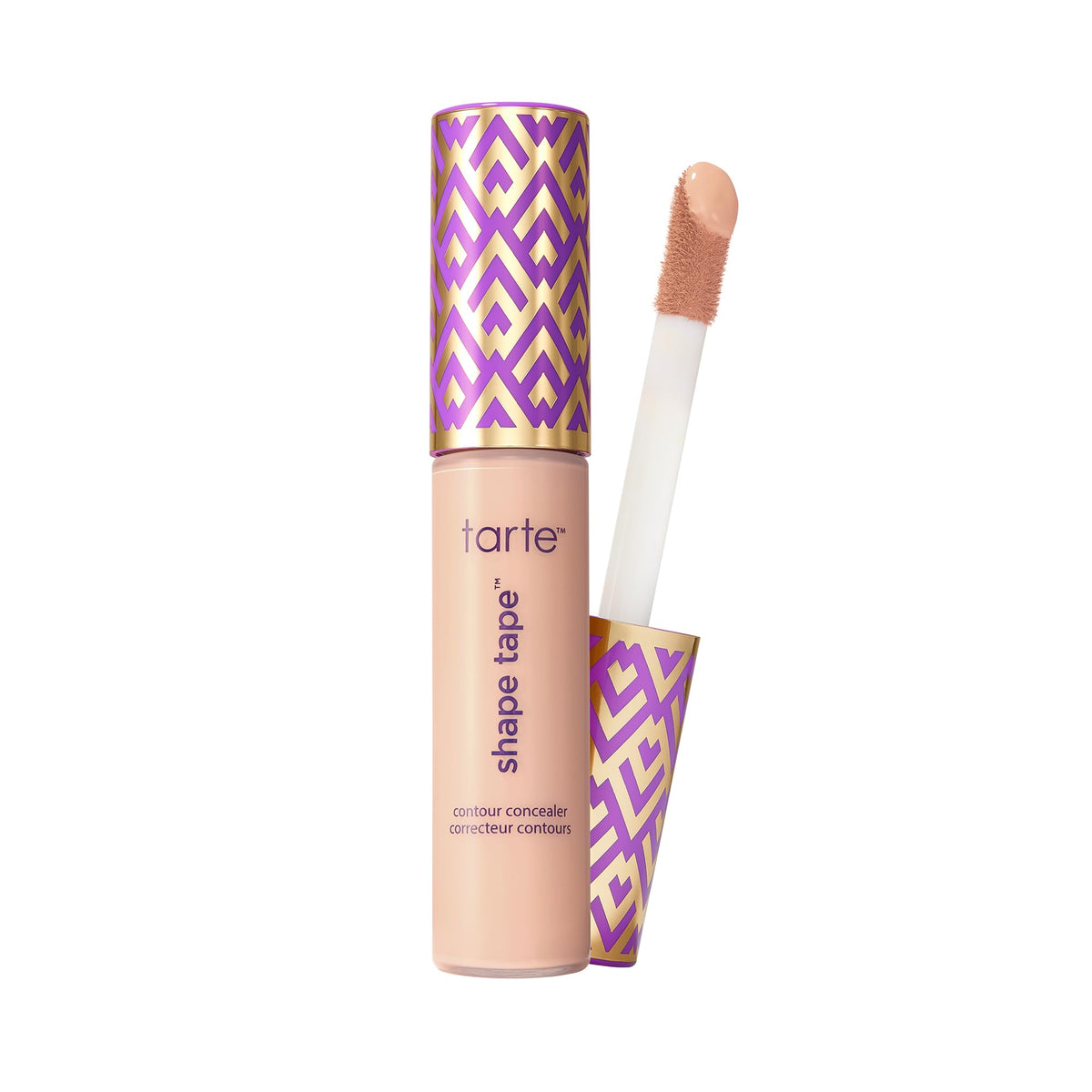 correcteur Tarte Shape Tape 22B beige clair vue avant avec applicateur