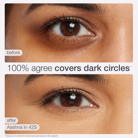 Correcteur Tarte Shape Tape 53H Deep Honey posé sur un fond neutre