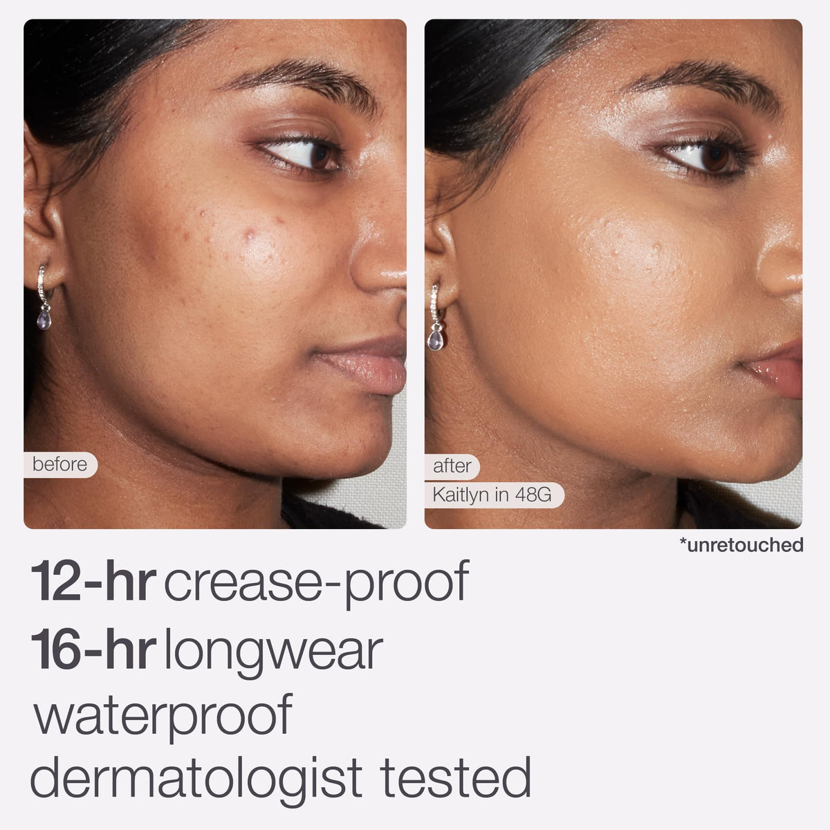 Correcteur Tarte Shape Tape 53H en usage sur le visage