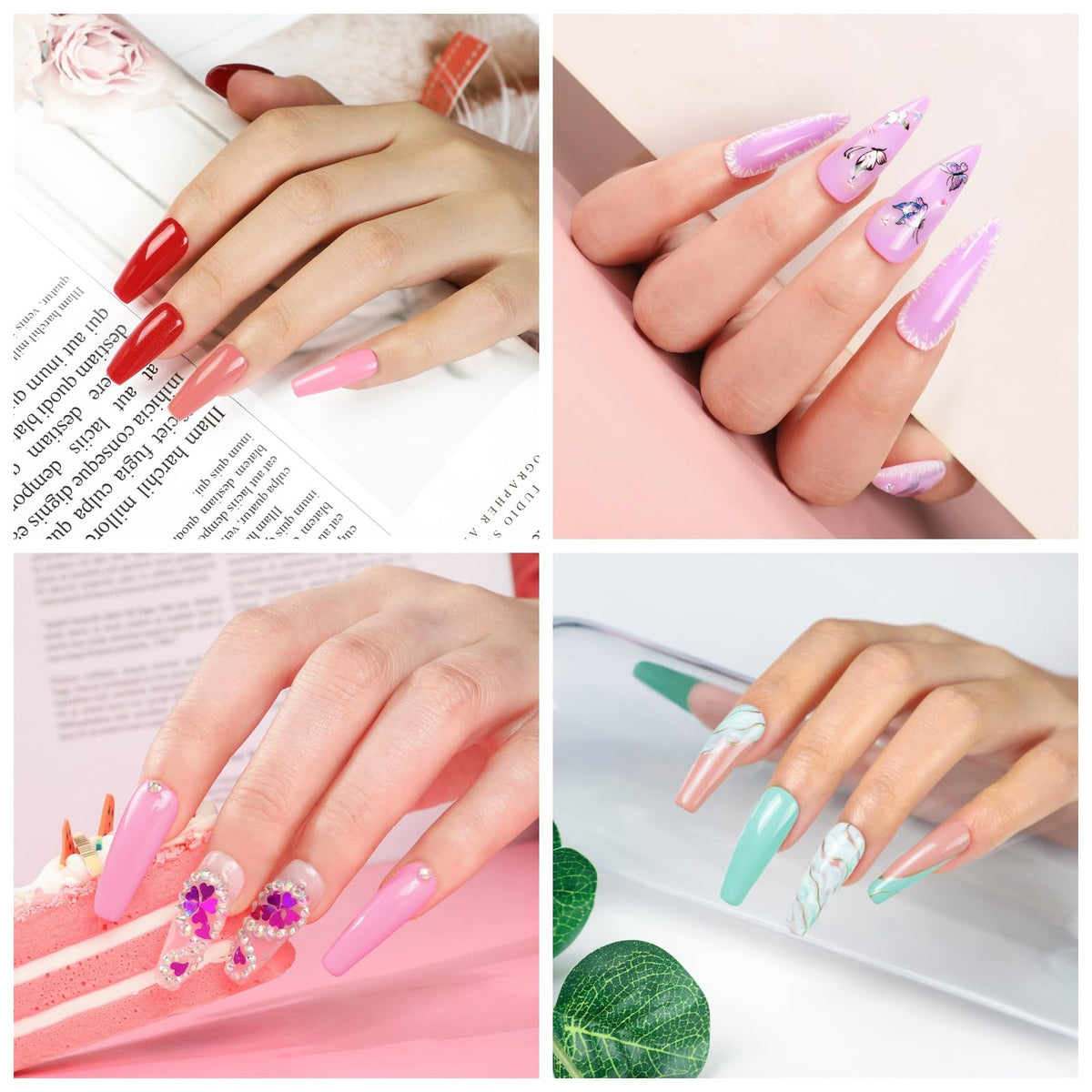 COSCELIA Vernis à Ongles Gel 40 Couleurs échantillons de couleur