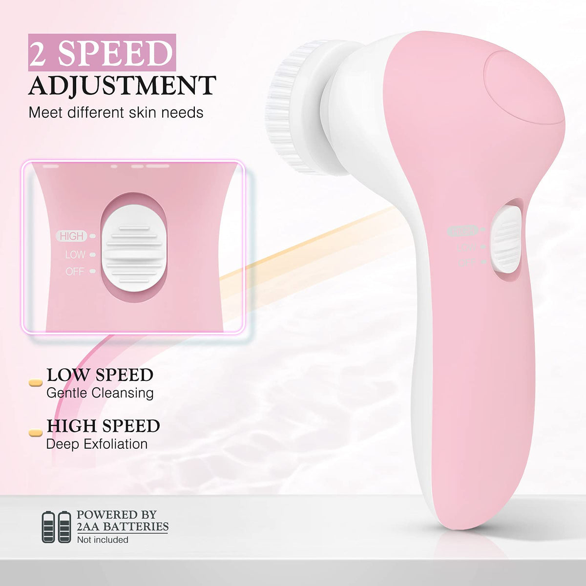 COSLUS Brosse Nettoyante en utilisation sous la douche