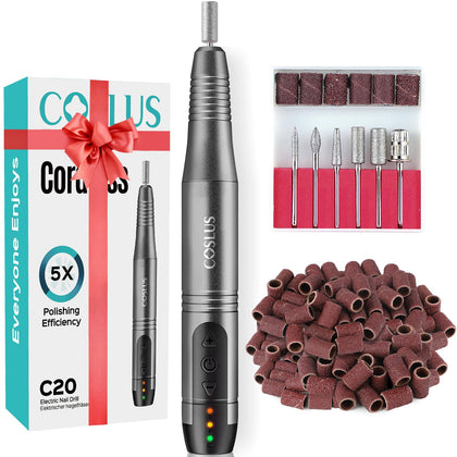 COSLUS C20 perceuse à ongles sans fil vue de face
