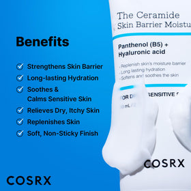 COSRX Crème Hydratante 7X Céramide avec ingrédients clés