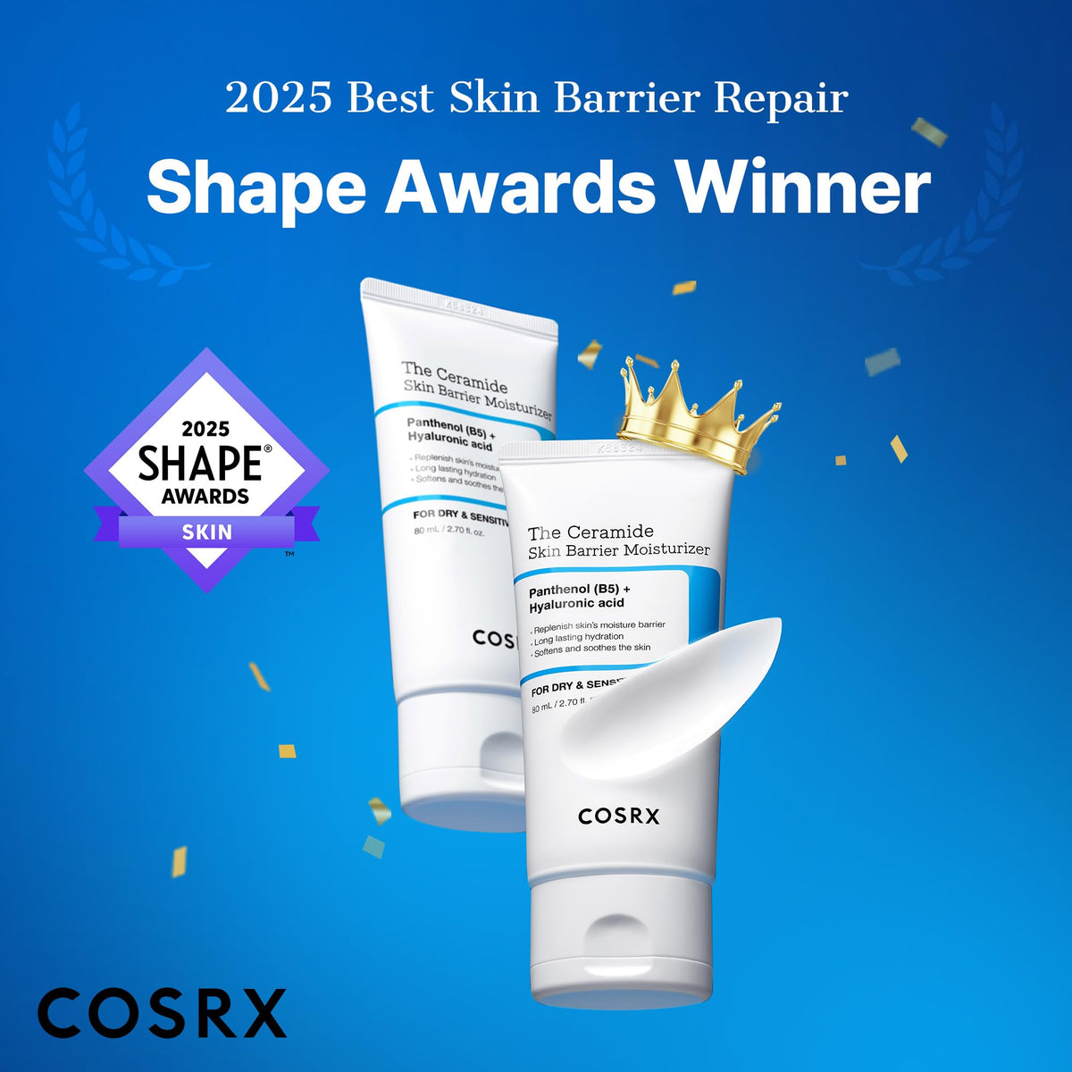 COSRX Crème Hydratante 7X Céramide texture crémeuse