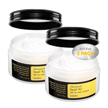 COSRX Crème Hydratante Mucine d'Escargot 92% vue avant