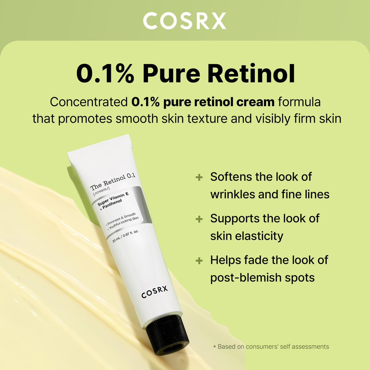 COSRX Crème Retinol 0,1% 40g dos