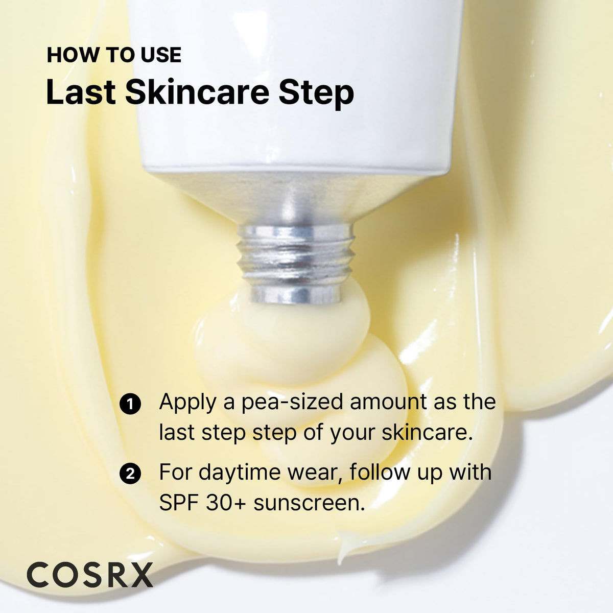COSRX Crème Retinol 0,1% 40g mise en scène
