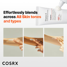 COSRX Crème Solaire Vitamine E produit sur fond neutre
