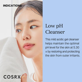 COSRX Gel Nettoyant Low pH 490g texture du produit